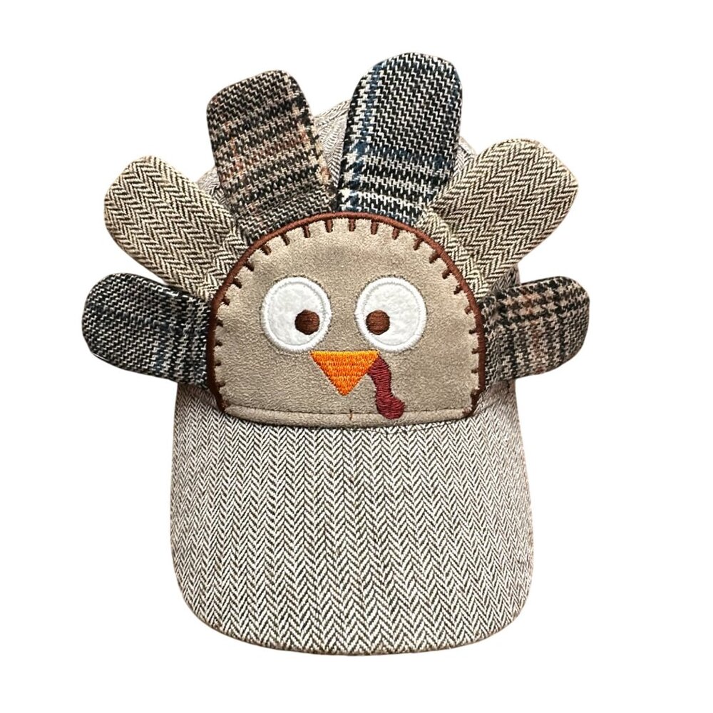 Rising Star Toddler Hat Turkey Thanksgiving Brown Baseball Cap Adjustable